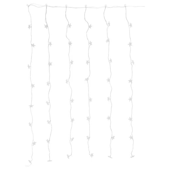 IKEA STRALA LED String light curtain, 48 lights, outdoor star - Picture 14 of 17